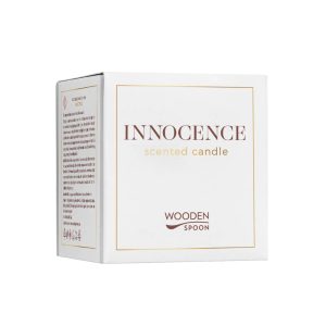 Lumanare naturala cu lemn de santal innocence 200g Wooden Spoon
