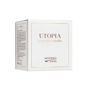 Lumanare naturala cu patchouli utopia 200g Wooden Spoon