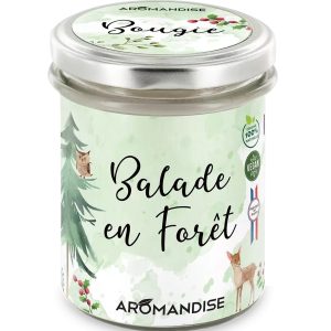 Lumanare parfumata cu pin si eucalipt 150g Aromandise
