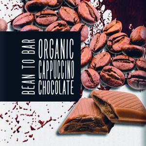 Ciocolata cu lapte si crema de cappuccino bio 100g Meybona
