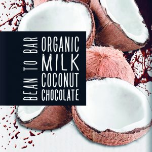 Ciocolata cu lapte si fulgi de cocos bio 100g Meybona