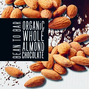 Ciocolata cu lapte si migdale bio 100g Meybona