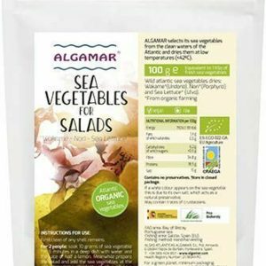 Mix de alge pentru salata bio 100g Algamar