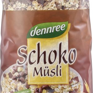 Musli cu ciocolata bio 750g Dennree