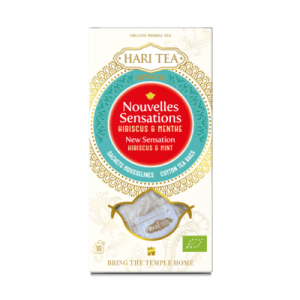 Ceai new sensation - hibiscus si menta bio 10dz x 2g 20g Hari Tea