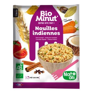Noodle instant in stil indian bio 80g Nat-ali