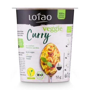 Orez cu jackfruit si curry instant bio 55g Lotao