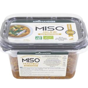Pasta miso galbena bio 270g Aromandise