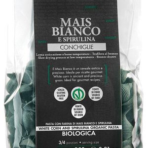 Paste din faina de porumb alb cu spirulina bio 250g Nutracentis