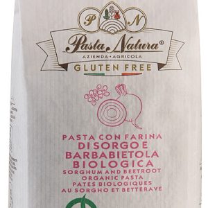 Paste din faina de sorg cu sfecla rosie bio 250g Pasta Natura