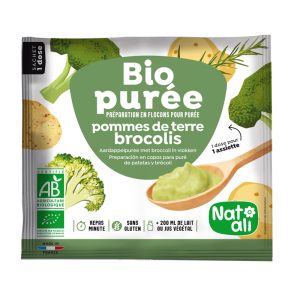 Piure instant de cartofi si broccoli bio 30g Nat-ali