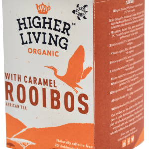 Ceai rooibos cu caramel bio 20dz 40g Higher Living