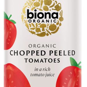 Rosii decojite maruntite la conserva bio 400g Biona