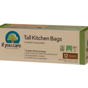 Saci menajeri compostabili 49.2l 12buc If You Care