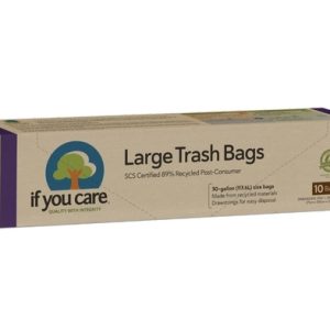 Saci menajeri din plastic reciclat 113.6l 10buc If You Care