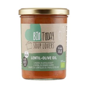 Supa crema de linte cu ulei de masline bio 400ml Bio Today