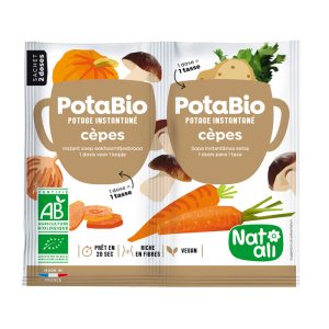 Supa instant cu porcini si legume bio 2 buc x 8.5g 17g Nat-ali