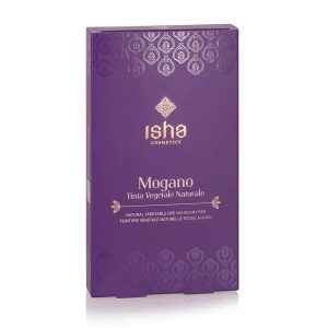 Vopsea de par naturala rosu - mahon 100g Isha