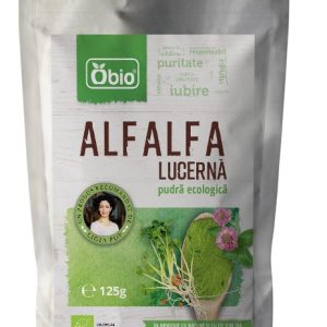 Alfalfa (lucerna) pudra bio 125g Obio
