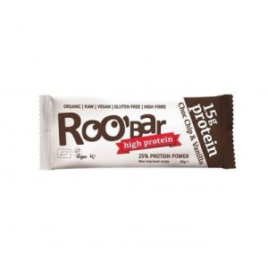 Baton proteic cu vanilie si ciocolata bio 60g  Roobar