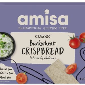 Crispbread din hrisca integrala bio 120g Amisa