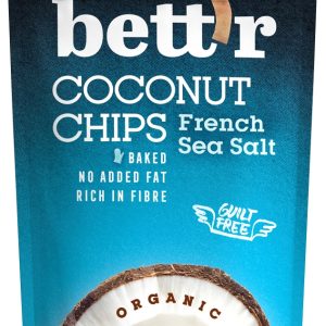 Chips de cocos cu sare de mare bio 70g Bettr