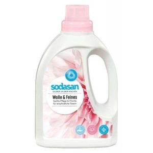 Detergent lichid pentru rufe delicate, lana si matase ecologic 750ml Sodasan