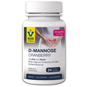 D-manoza si merisor 2200mg 24 tablete 52.8g Raab
