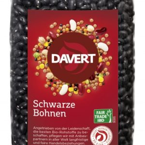 Fasole neagra bio 500g Davert