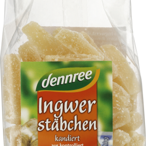 Ghimbir confiat bio 100g Dennree