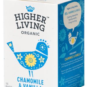 Ceai musetel si vanilie bio 15dz 30g Higher Living