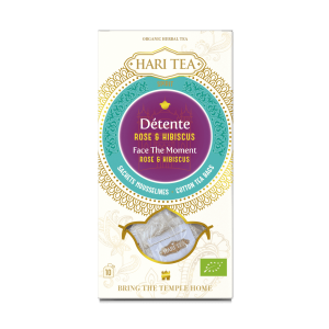 Ceai face the moment - trandafiri si hibiscus bio 10dz x 2g 20g Hari Tea