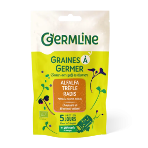 Mix alfalfa, trifoi, ridiche pentru germinat bio 150g Germline