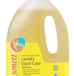 Detergent lichid pentru rufe colorate cu menta si lamaie ecologic 1.5l Sonett