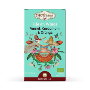 Ceai elements - life on wings - fenicul, cardamom si portocala bio 16dz x 2g 32g Shotimaa