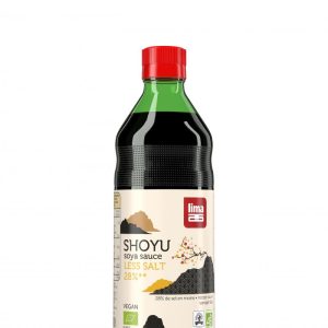 Sos de soia shoyu cu continut redus de sare bio 250ml Lima