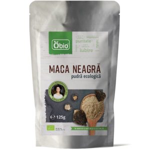 Maca neagra pudra bio 125g Obio
