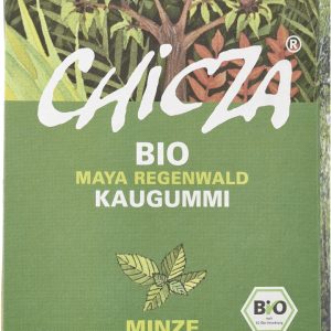 Guma de mestecat cu menta bio 12 lamele - 30g Chicza