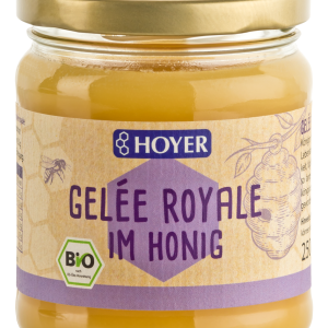 Miere cu laptisor de matca bio 250g Hoyer