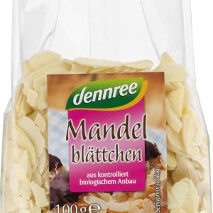 Migdale decojite si feliate bio 100g Dennree