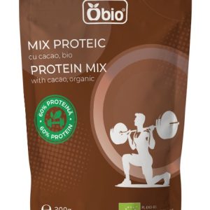 Mix proteic cu cacao bio 300g Obio