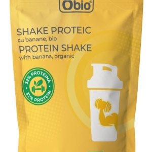 Shake proteic cu banane bio 300g Obio