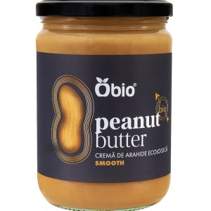 Crema de arahide smooth bio 500g Obio