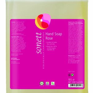 Sapun lichid pentru maini cu trandafir ecologic 10l Sonett