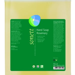 Sapun lichid pentru maini cu rozmarin ecologic 10l Sonett