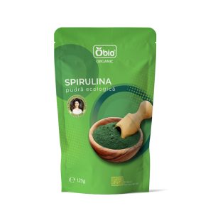 Spirulina pudra bio 125g Obio