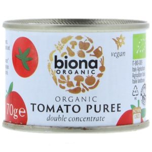 Piure de rosii dublu concentrat bio 70g Biona