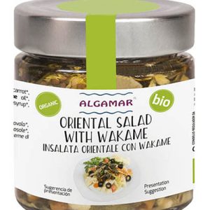 Salata orientala cu alge wakame bio 180g Algamar